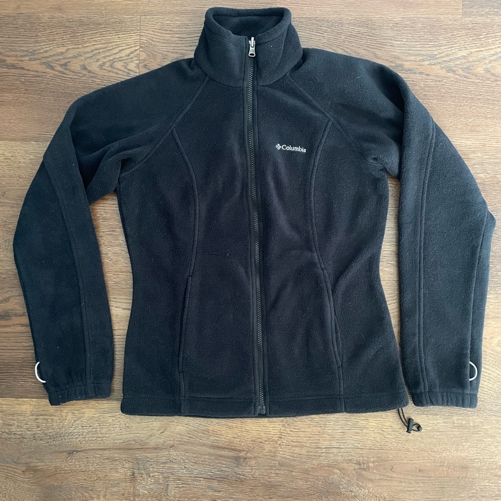 Columbia Women's Black Fleece Full Zip Up Jacket
